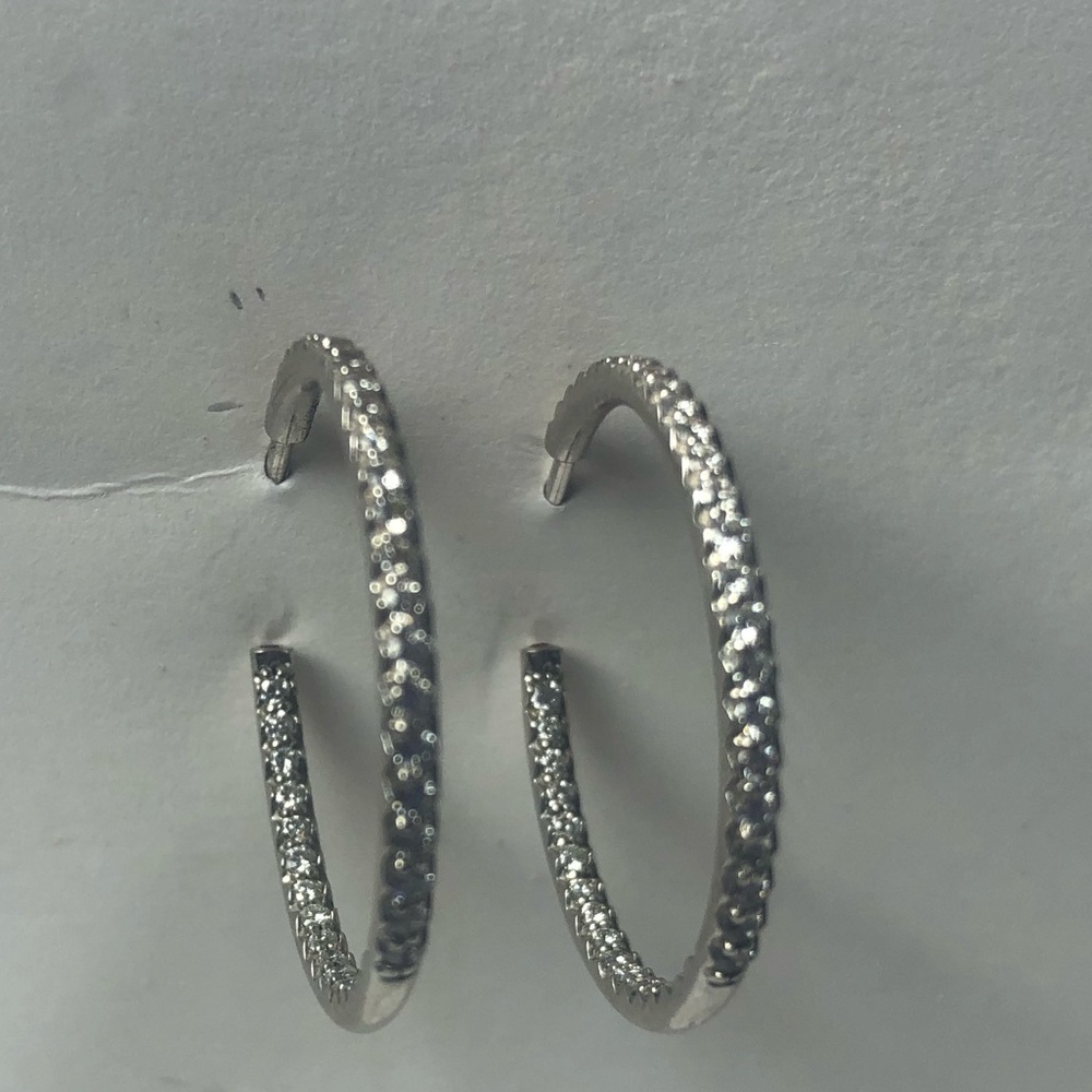Dimond earrings - Picture 3 of 3